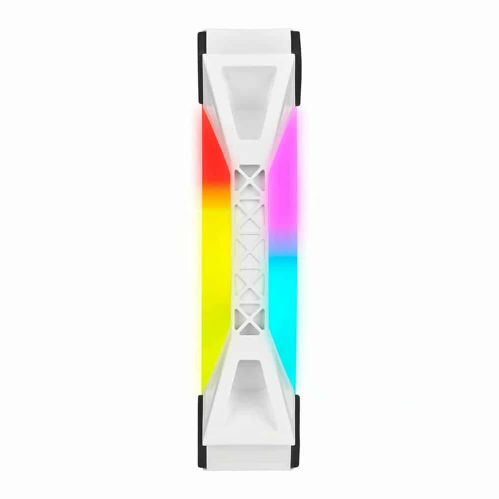 (image for) Corsair iCUE QL120 RGB White Single 120mm PWM Fan Expansion Pack